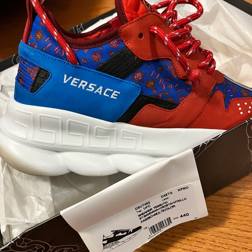 Versace logo platform sneaker size EU 44 - Picture 4 of 7